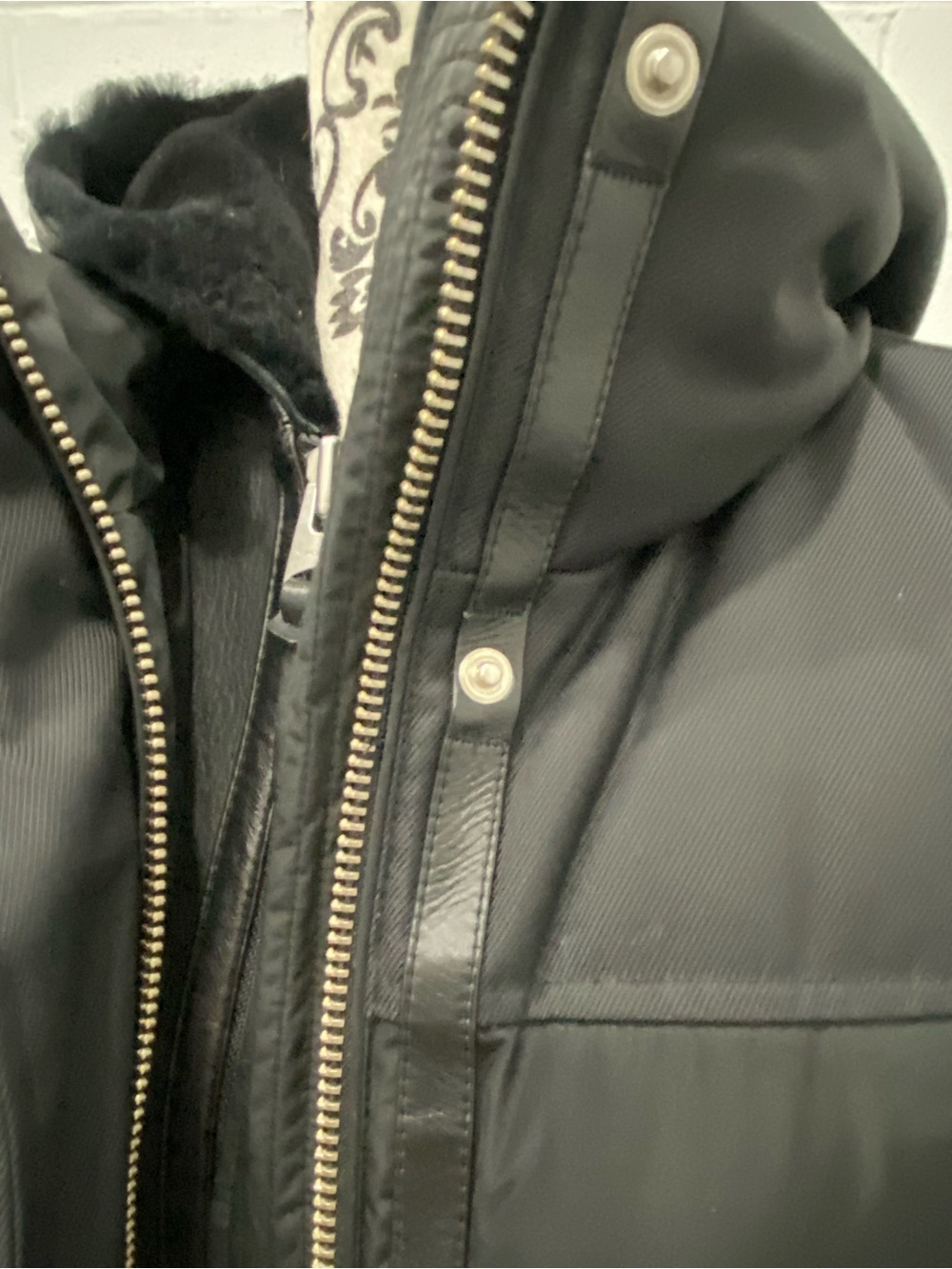 NWOT Mackage LUISA Long Hooded Puffer Coat With Zip Out Shearling Jacket XS - Picture 9 of 16